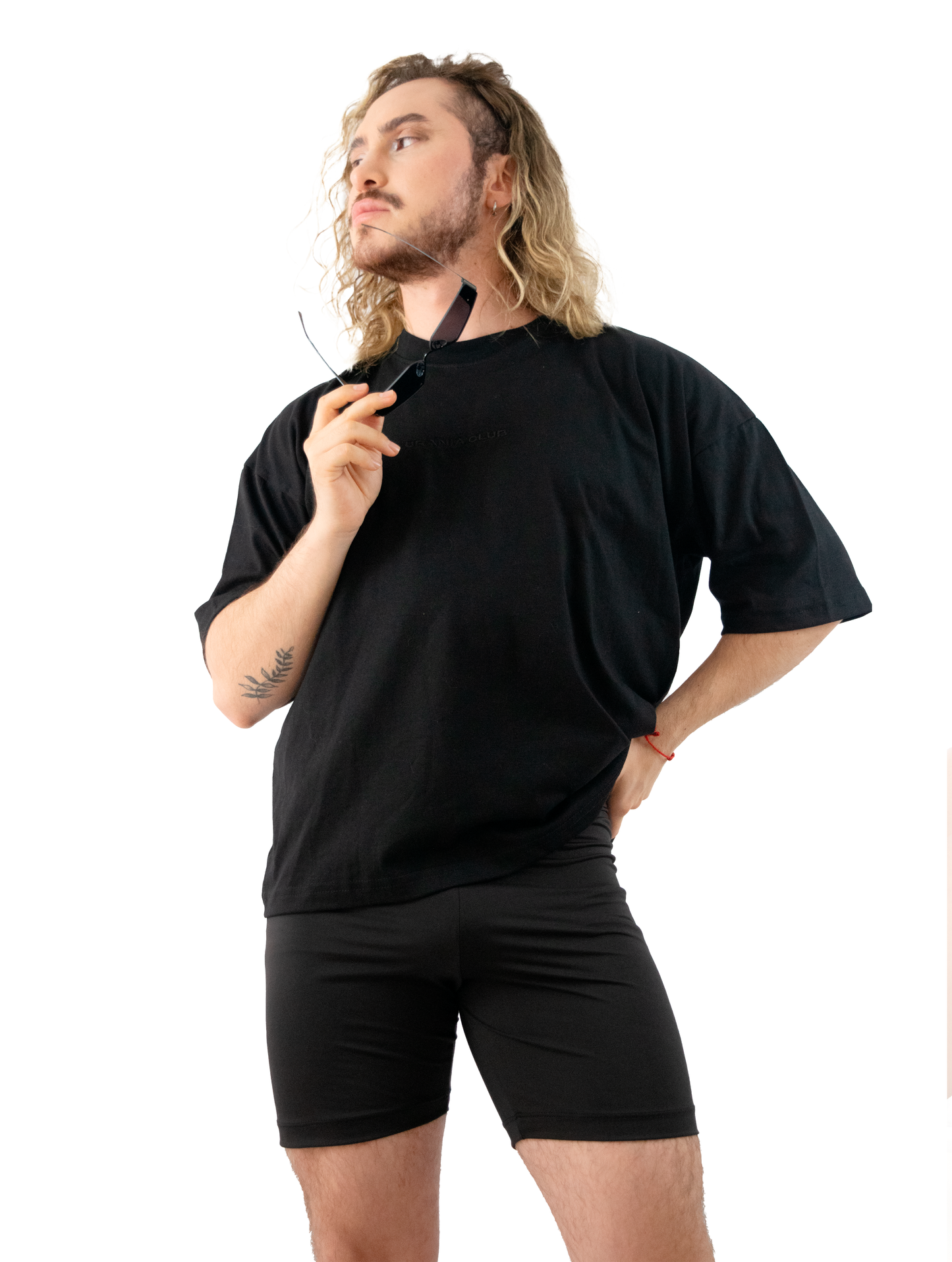 polera boxy fit algodón premium