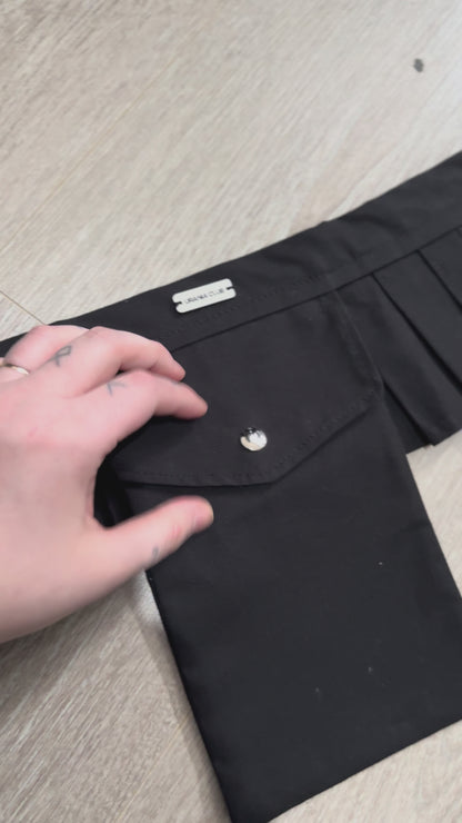CINTURÓN FALDA UTILITY NEGRO